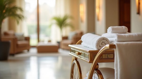 Chariot de ménage pour hôtellerie avec best hygiène